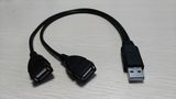 USB Type A Female to Micro USB Male Host OTG with Micro USB Female Y Cable