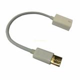 Type-C OTG Adapter to USB2.0 Data Cable for MacBook Extended U Disk Mouse -White 20cm