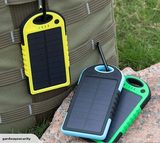 Solar Power Bank 5000mAH Portable 2 x USB Charger