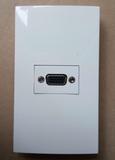 Wall Plate keystone Faceplate with 1 Gang + 1 Module/coupler/connector