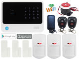 WIFI IP IOS Android APP GSM Wireless Home Security Alarm Burglar System