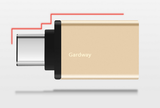 USB3.1 Type C OTG Male to USB 3.0 A Female Converter USB-C Cable Adapter
