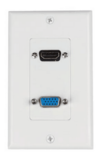 HDMI VGA Wall Plate Composite  Jack Outlet
